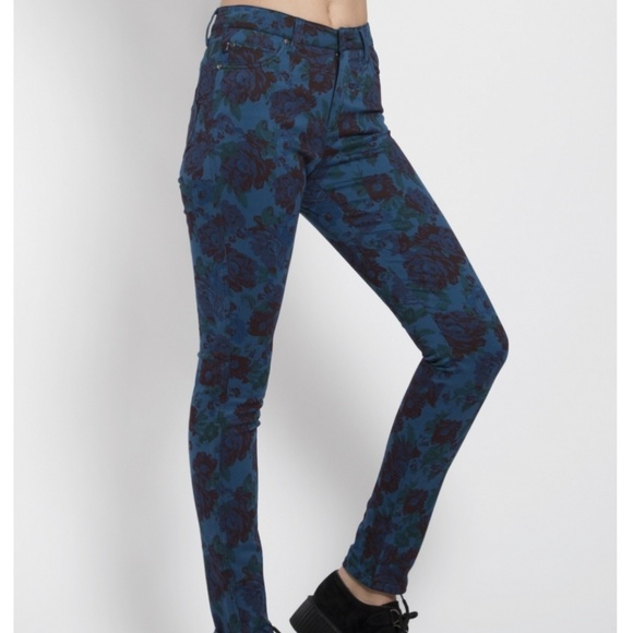 Tripp nyc Denim - New Tripp NYC High waisted floral skinny jeans